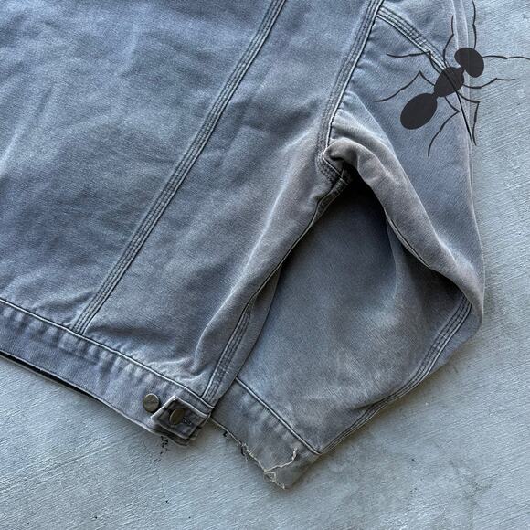 Vintage Y2K Carhartt FADED brown trucker work wear jacket - Picture 8 of 8